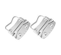 Tofficu 2 pièces Poignée de Tirage Acier Inoxydable Pliable pour Caisse à Outils Robuste et Résistante Corrosion pour Armoires et Caisses de Transport