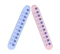 Tofficu 2 pièces Règle Arithmétique Éducative pour Garçon Fille Outil Apprentissage des Additions et Soustractions Dispositif de Formation Mathématique Sûr pour Garçons et Filles