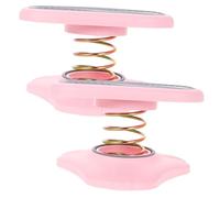 Tofficu 2 Pièces Repose Ajustable Sous Bureau Support de Pied Confortable pour Bureau Design Chic Rose pour la Adapté à Tous Utilisateurs
