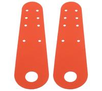 Tofficu 2 Pièces Résistance Orange pour Chaussures Roller de Cuir PU en à l'usure Améliorée Protège Efficacement l'avant des Jeunes Patineurs Rollers