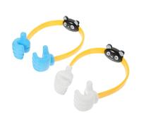 Tofficu 2 pièces Support Téléphone Portable Cartoon Porte Smartphone Pouce Ajustable pour Bureau Racks Téléphone Décoratifs Compacts et Stables