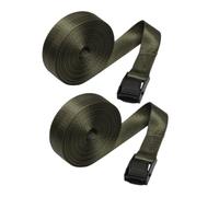 Tofficu 2 Rouleaux Sangles de Fixation pour Caméra Extérieure Ceinture Robuste de Regroupement pour Chasse et Camping Sécurité Verte
