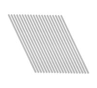 Tofficu 20 pièces Épingles Acier Inoxydable pour Blocage de Tricot et Crochet Accessoires Durables et pour Planche de Blocage Outils Polyvalents pour Travaux Manuels