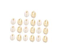 Tofficu 20 pièces Lot de Coquillages Naturels pour Bijoux DIY Ornements Marins Délicats pour Bracelets Colliers et Pendentifs Accessoires Artisanat pour Créations Personnalisées