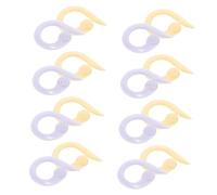 Tofficu 20 pièces Lot de Marqueurs de Maille Colorés Anneaux de Point pour Tricot et Crochet Accessoires DIY pour Facile des Mailles et Projets Artisanaux