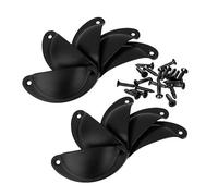 Tofficu 20 Pièces Manche Coquillage Vintage Bouton De Tirage Vintage Poignée De Porte En Demi-cercle Boutons De Tiroir En Demi-cercle Poignée De Tirage En Demi-cercle Noir