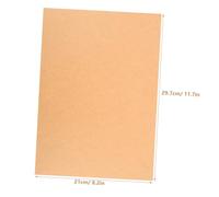 Tofficu 20 pièces Papier à Lettres Vintage Épais Papier Kraft Lisse pour Écriture Pack Portable sans Imprimé pour et Notes