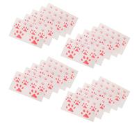 Tofficu 20 Pièces Tatouages Temporaires Thermochromiques pour Chat Autocollants de Griffes de Chat Changeant de Couleur Selon la Température Design Unique et Amusant