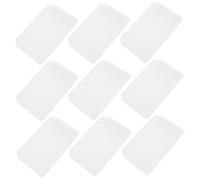 Tofficu 20 Pièces Transparent Document Bags With Flap Cover PP Plastic Punched Pockets For Binders Photo Sleeves And Card Storage