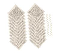 Tofficu 20 Rouleaux de Mezouza Casher 7,6 CM Parchemin Hébraïque Imprimé pour Bénédiction de Porte Juive Rouleaux de Papier pour Mezouza Décor Spirituel pour Maison et Fêtes