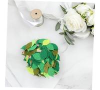 Tofficu 200 Pièces Artificielles pour Artisanat Végétales Vertes Faux pour Couronnes DIY Décorations de Mariage et Accessoires Photo Polyvalents