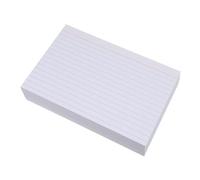 Tofficu 200 Pièces Cartes Index Lignées Bloc Notes Pratique pour Étudiants Préparation Examen Design Américain Élégant Format Portable pour Mémorisation et Prise de Notes