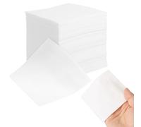 Tofficu 200 Pièces Compresses Non Tissées Blanches Respirantes et Peu Pelucheuses pour Soins des Blessures, Adaptées à Tout Type de Plaie