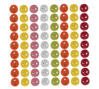Tofficu 200 Pièces Mini Boutons En Alliage Déco Boutons D'artisanat Universal Round Alloy Buttons White