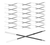 Tofficu 200 pièces Recharges pour Stylos Bille Universelles Encre Gel Bleu et Noir Lot de Recharges pour Stylos Rétractables et Remplacement Facile et