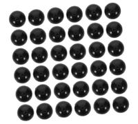 Tofficu 200pièces Lot de Yeux De Poupée à Dos Plat Demi-Ronds Noirs pour Amigurumi Peluches Et Loisirs Créatifs