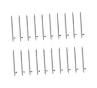 Tofficu 20pièces Barrettes à Ressort Acier Inoxydable pour Bracelets De Montre Métal Aiguilles Doubles Brides Kit De Remplacement pour Réparation De Bracelets