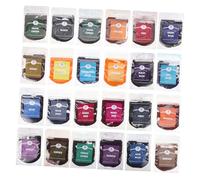 Tofficu 24sacs Sachets De Pigments De Tie-dye Kit De Pour Adultes Poudres Colorées Pour Événements Festifs Et Projets Créatifs