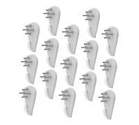 Tofficu 25 pièces Crochets Muraux Invisibles Sans Trace pour Photo et Tableaux Accroche Murale Facile à Installer Compact et Solide Adapté Aux Murs Durs