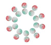 Tofficu 250 Pièces Perles Verre Rondes pour Bijoux Grandes Perles à Trou Lisses et Colorées pour Bracelets et Colliers DIY Accessoires Artisanaux Printemps