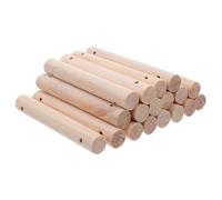 Tofficu 26 Pièces De Matières Premières pour Cages À Oiseaux Tiges De Remplacement pour Échelles en Corde Tiges De Rondes pour Échelles pour Jouets pour