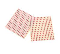 Tofficu 2700 pièces Autocollants Flèche Rouge Petit Format Étiquettes Auto-adhésives pour Marquage Organisateur Bureau École Entrepôt