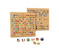 Tofficu 291 Punaises Drapeaux Monde, Épingles Carte Monde Voyage Décoration | Marquez Vos Voyages Avec Des Drapeaux Colorés, Punaises Métal Pour Carte Du Monde, Bureau, Salle De t Projet Éducatif