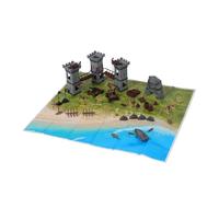 Tofficu 293 Pièces modèle figurine de l'armée ensemble de jeu pour enfants Figures d'action mini soldats figurine de soldat de l'armée Plastique