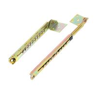Tofficu 2pcs Charnières Réglables en Acier pour Lits et Canapés de Massage, Support de Quincaillerie Barres à 10 Niveaux pour Usage en Scénarios de Beauté