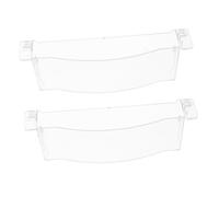 Tofficu 2pièces Bac à Huile Pour Hotte De Cuisinière Récupérateur De Graisse Bol De Récupération Huile Transparent Collecteur Pour Cuisine Et Restaurant Support