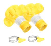 Tofficu 2pièces Extenseur Robinet Anti-éclaboussures Embout Douchette Cartoon Pour Lavabo Cuisine Et Salle De Bain Économie Eau Et Installation Facile