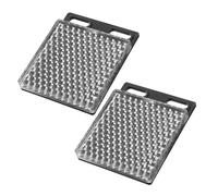 Tofficu 2pièces Faisceau Photoélectrique Réflecteur Panneau Rétroréfléchissant Composant De Capteur Accessoire à Effet Réfléchissant pour Système De Faisceau