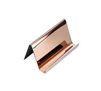 Tofficu 2pièces Porte-Cartes Acier Inoxydable Rose Doré De Élegant Et Pratique pour Cartes De Visite Et Identité Organisateur De Bureau