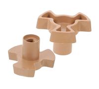 Tofficu 2pièces Roue De Plateau Tournant Plastique Pour Micro-ondes Coupleur De Support Rechange Pour Plateau Tournant Verre