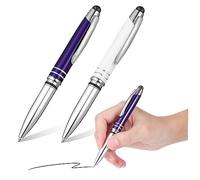 Tofficu 2pièces Stylo avec Lumière LED Et Stylet pour Écran Tactile Lampe De Poche Multifonction