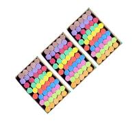 Tofficu 3 Boîtes de Craies Hexagonales sans Poussière, 150 Pièces, Couleurs Vives, Légères et Portables, Craies Colorées pour Tableau Noir, Usage Scolaire, Artistique et Éducatif