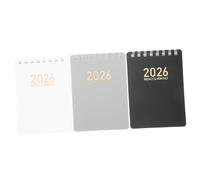 Tofficu 3 Pièces Planner Notebook With Spiral Binding Cover Yearly Calendar Layout For Efficient Management And Daily Notes