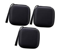 Tofficu 3 Pièces Pochette de Rangement Portable pour Câbles et Écouteurs de Organisateur à Usure pour Accessoires de Voyage et Produits Électroniques