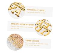 Tofficu 3 pièces Tableau Lettres Feutre Plastique Coloré Lettres Chiffres Accessoires pour Panneau Message Décoratif pour Maison Bureau Fêtes