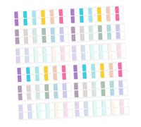 Tofficu 30 Feuilles index INDEX onglets pour ordinateurs portables collants pour le cahier Pet