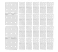 Tofficu 30 Pièces Charnière Carrée en Nylon pour Avion de Maquette à Aile Fixe, Technologie Pliable, Dimensions 3,60x2,00x0,30 Cm, pour DIY Modélisme