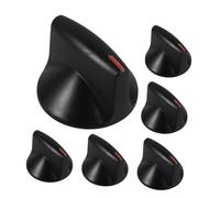 Tofficu 3paires Boutons de Commande pour Plaque de Cuisson à Gaz Lot de Remplacement pour Cuisinière à Gaz Accessoires de Cuisine