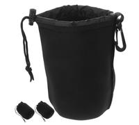 Tofficu 3pièces Lot de Étuis pour Objectifs Photo Reflex Numérique Pochette de Rangement et Protection Les Rayures et Poussière