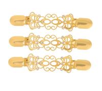 Tofficu 3pièces Lot de Pinces pour Foulard et Robe avec Incrustations de Zircon Fermoirs Décoratifs pour Châle et Cape Accessoires de Mode pour Femmes et Filles