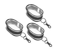 Tofficu 3pièces Transparent De Transport Pour Figurines Pochette Étanche Avec Fermeture Éclair Multifonctionnel Pour Affichage Et Transport De Petites Statues Pour Sorties Et Rangement