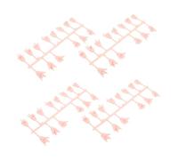 Tofficu 4 Ensembles Tiny Doll Hands for Dolls Realistic Plastic Replacement Parts for DIY Puppet Crafting and Art Projects