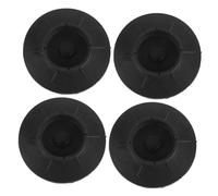 Tofficu 4 Pièces Amortisseur De Machine à Laver Patins Anti-vibrations Coussinets Vibrants Pour Laveuse Et Sécheuse Accessoires De Machine à Laver Pieds De Machine à Laver Black Caoutchouc