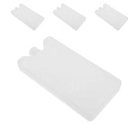 Tofficu 4 Pièces Boîte à Cristaux de Glace Réutilisable 200g Sûre et Légère en PE pour Ventilateur Air Froid pour Camping et Paquet Isothermes de Voyage