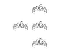 Tofficu 4 Pièces Couronne Serpent Égyptien en Alliage Léger à Cristaux, Serrage-tête Confortable pour Accessoires Cheveux de Mariée, pour Fête du Nouvel An ou Anniversaire