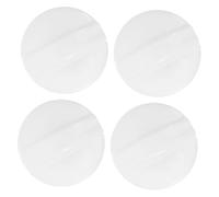 Tofficu 4 Pièces Joint De Rondelle De Machine à Laver Haut à Linge Bas Rondelles De Boutons Brosse à Charpie Pour Évent De Sécheuse Bouton De Rondelle Plastique Blanche